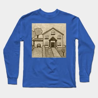 simple house Long Sleeve T-Shirt